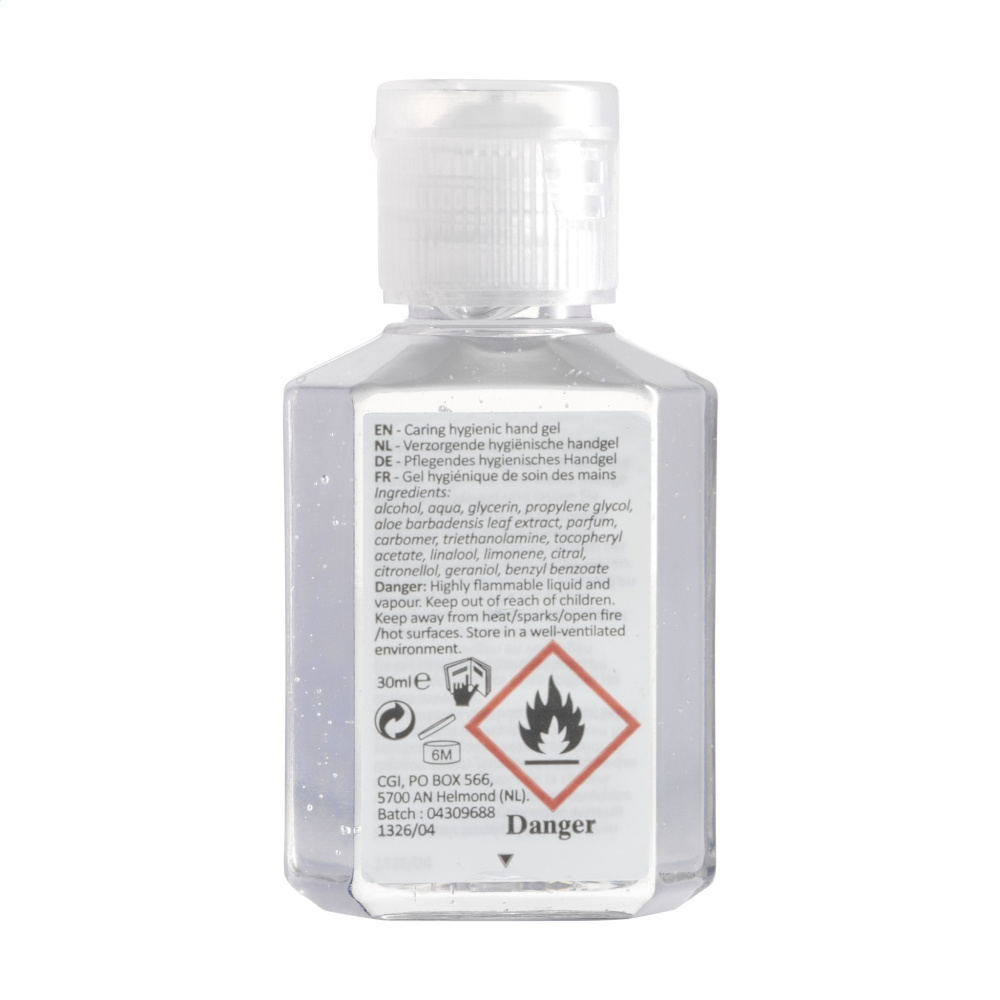 Logo trade corporate gift photo of: Caring Hygienic Hand Gel 30 ml